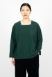 Square Neck Shirt Forest Online Sale