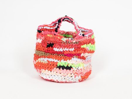 Crochet Bag Pink Multi For Cheap