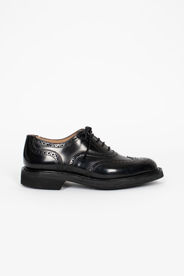 Kara Bookbinder Brogue Black Discount