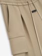 Weighted Twill Wide Leg Cargo Pants Sale