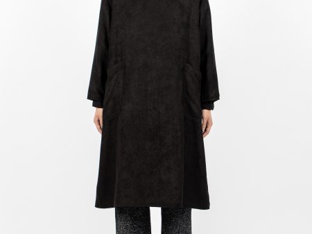 Kapo Dress Black Fake Suede For Cheap