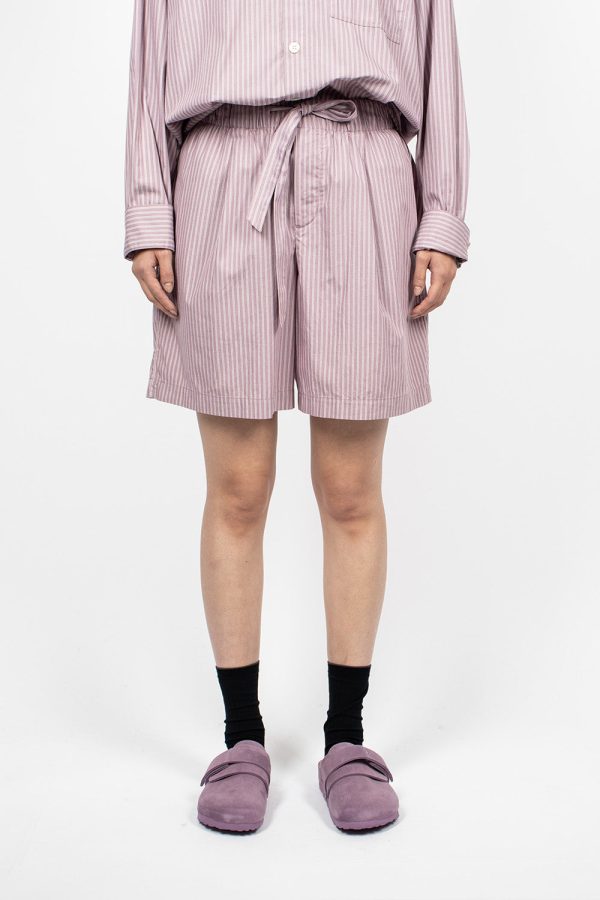 Birkenstock 1774 Pyjama Shorts Mauve Stripes Online Hot Sale