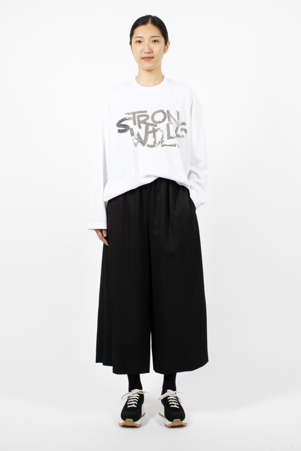 Wide Leg Pant Black Cheap