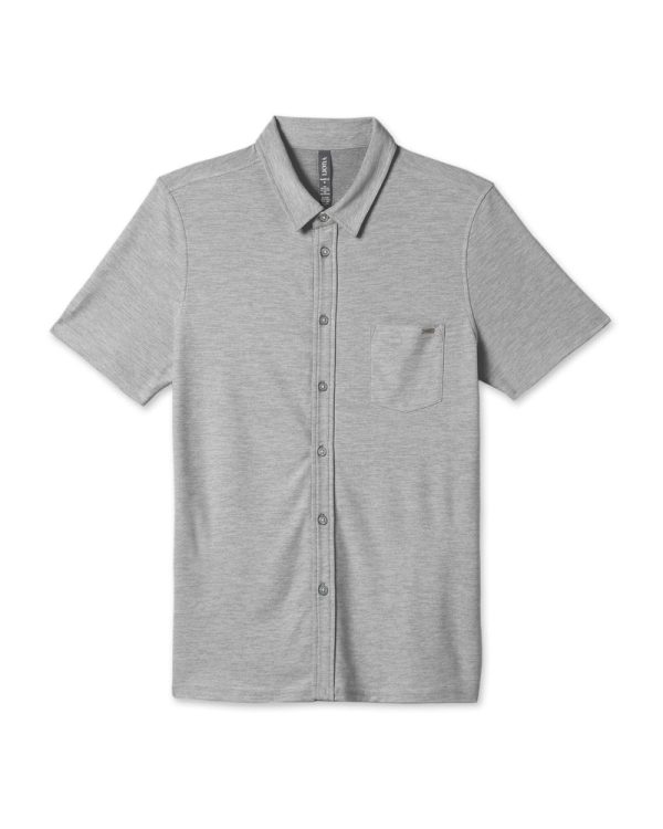 Vuori Men s Short-Sleeve Ace Button Up Shirt Online Sale