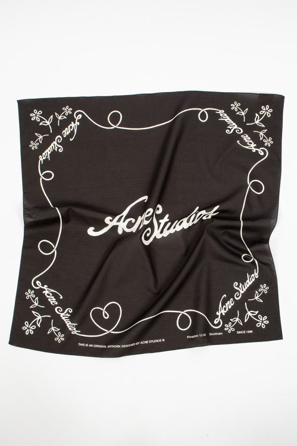 Logo Bandana Black White Online