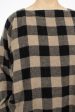 Square Check Shirt Brown Black Online now