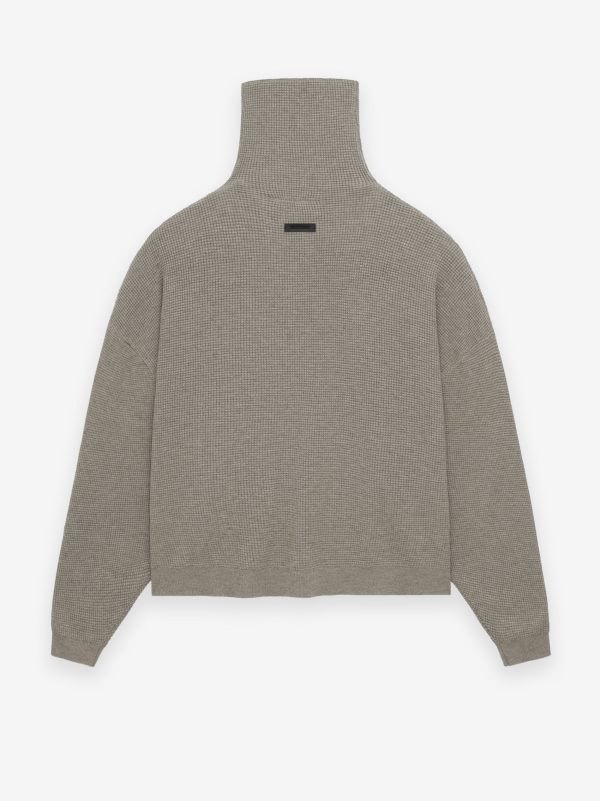 Waffle Turtleneck Online Hot Sale