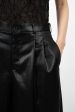 Pleat Culottes Black Online Hot Sale