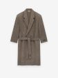 Boiled Wool Relaxed Overcoat Online Hot Sale