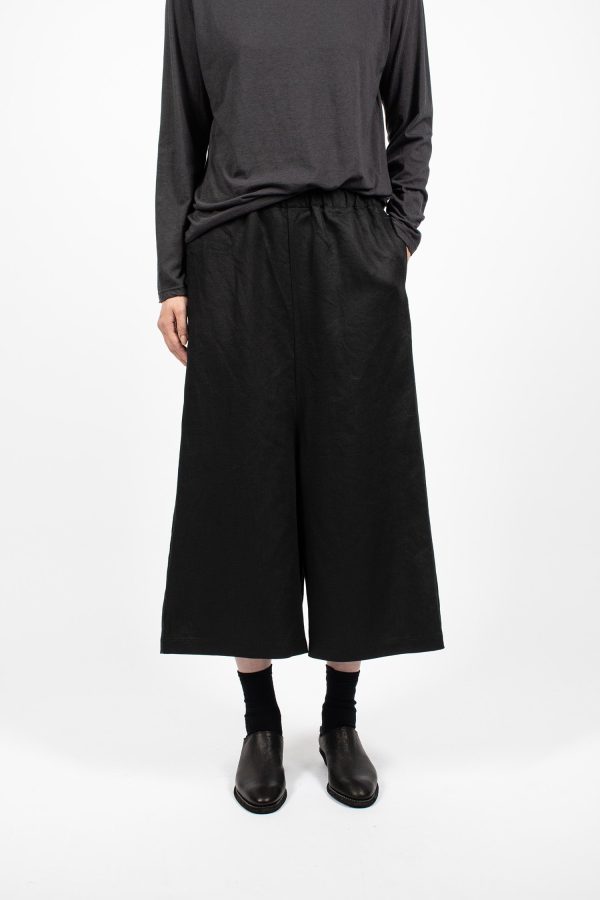 Wide Cropped Pant Black Online Sale