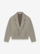 Wool Gabardine Notch Lapel Jacket Supply