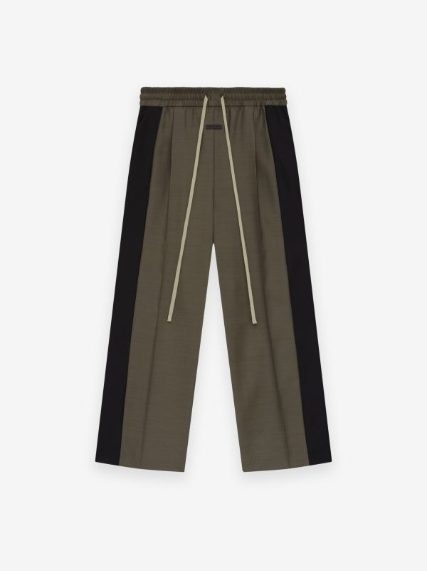 Wool Silk Side Stripe Pants Sale