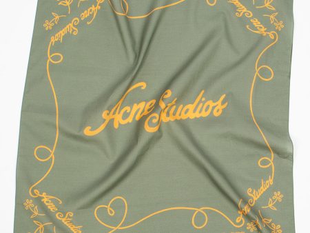 Logo Bandana Green Honey Yellow Online now