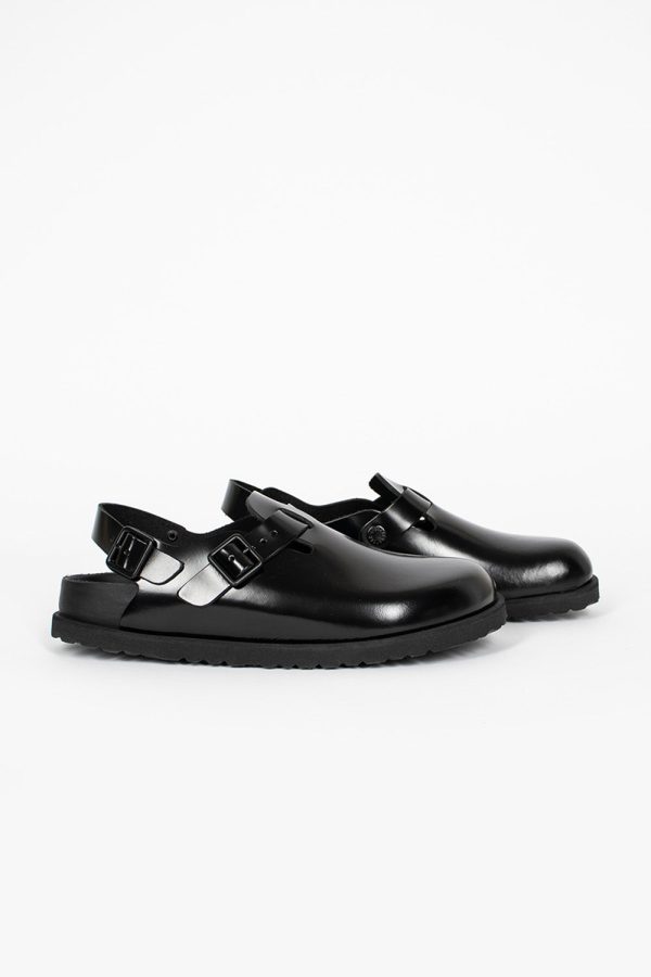 Tokio Leather Sandal Black Discount