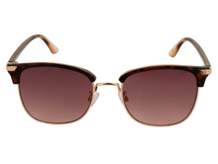 Premium Rose Gold & Brown Toned Uv Protected Lens Square Sunglass For Women on Sale