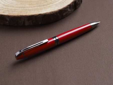 Carlton Red Gun Metal Twist Pen - Sophisticated Elegance with a Twist Supply