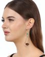 Carlton London Gold Plated Contemporary Drop Earring With Dangling Beads For Women Online Sale