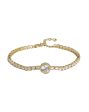 Gold Plated With Cz Fancy Adjustable Bracelet For Women Online