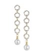 Gold Plated With Dangling Pearl Fancy Drop Earring For Women Online now