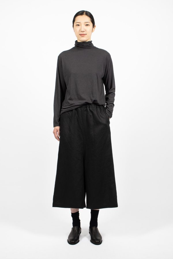 Wide Cropped Pant Black Online Sale