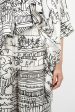 Pyjama Trouser Village Print For Cheap