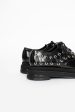 Heart Toe Platform Grommet Brogue Black Online Hot Sale