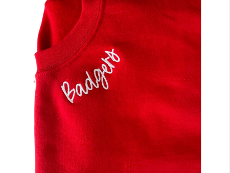 Badgers Custom Embroidered Sweatshirt Sale