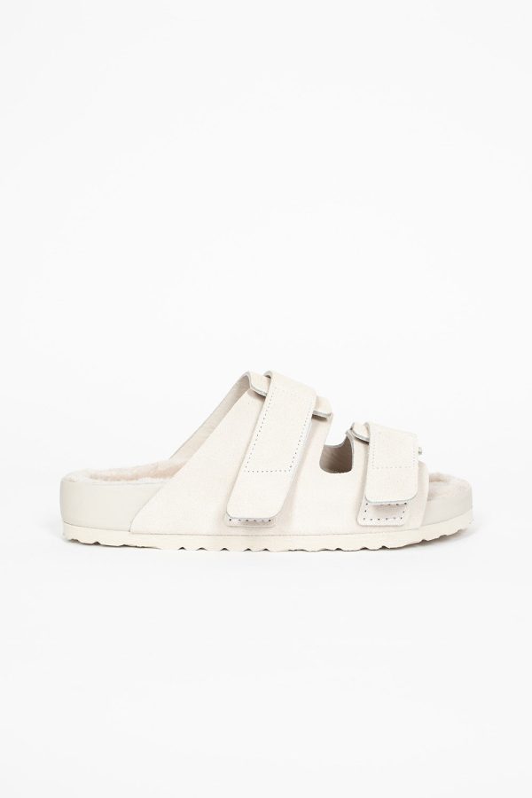 Uji VL Cazador Shearling Sandal Powder Fashion