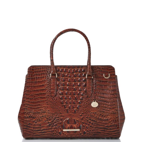 Brahmin Women s Melbourne Finley Carryall Satchel Cheap