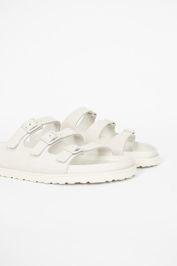 Florida Suede Sandal Bone Online Hot Sale