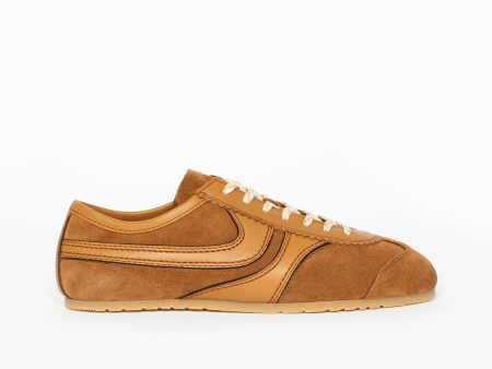 Marathon Suede Sneakers Tan Online