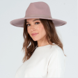 Wool Fedora with Trim Sale