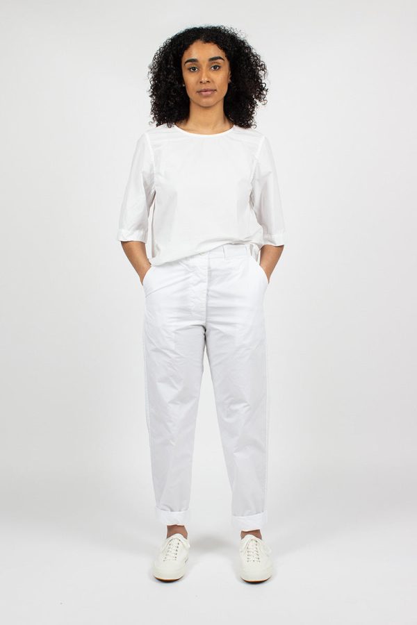 AH Pant Poplin White on Sale