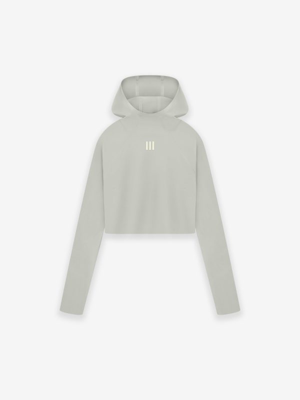 Womens Base Layer Crop Hoodie on Sale