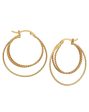 18kt Gold Plated Triple Bar Hoop Earring for women Cheap