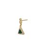 18kt Gold Plated with CZ Triangular Drop Earring for women For Cheap