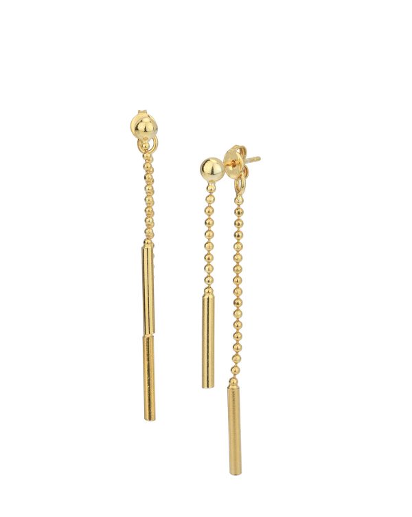 18kt Gold Plated Fancy Drop Earring for women Online