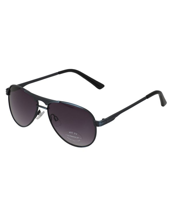 Carlton London Black Lens & Blue Aviator Sunglasses With Uv Protected Lens For Boy Online