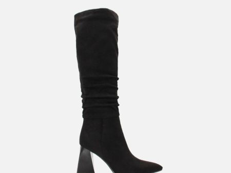 Women Calf Length High Heel Boot Online Sale