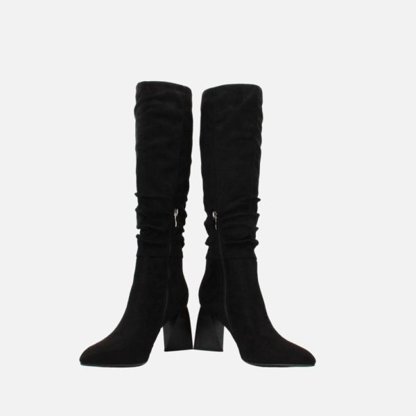 Women Calf Length High Heel Boot Online Sale