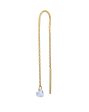 18kt Gold Plated Dangling Solitaire Threader Earring Cheap