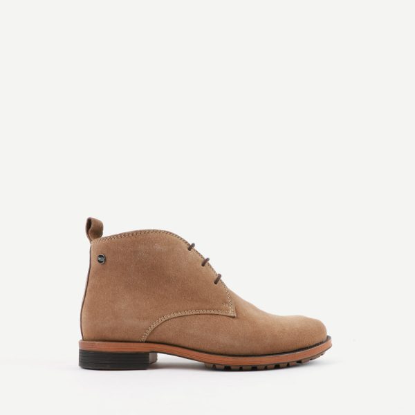 Men Solid Mid-Top Flat Chelsea Boots on Sale