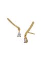 18kt Gold Plated with CZ Climber Ear-Cuff Earring Discount