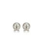 Silver Plated with Pearl Front Back Stud Earring for women Fashion