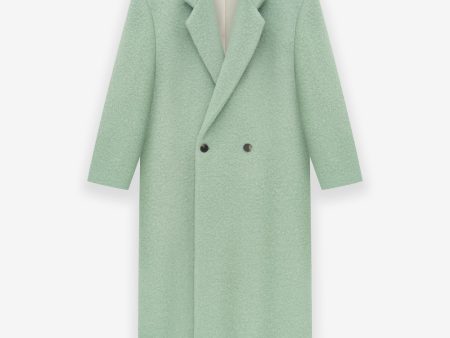 Boiled Wool Double Breasted Overcoat Supply