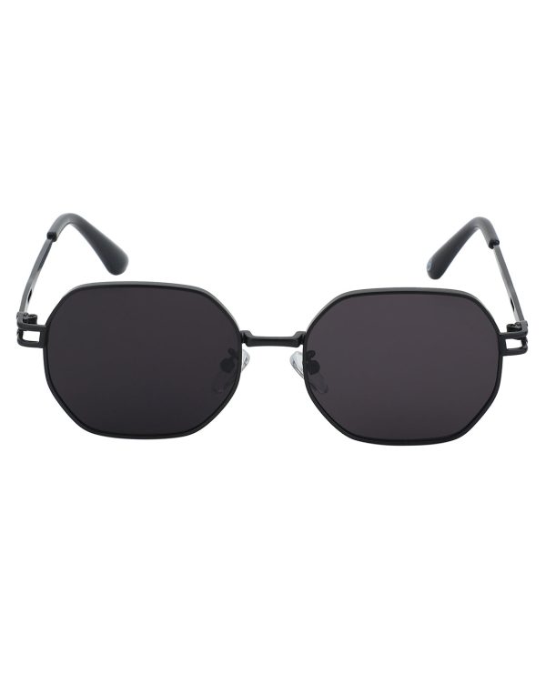 Black Toned with UV Protected Lens Rectangle Sunglass for unisex For Cheap