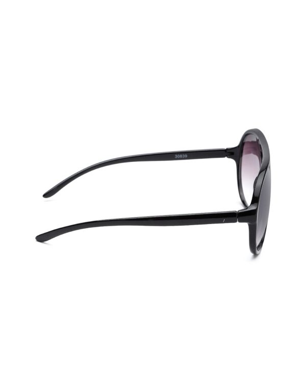 Carlton London Black Lens & Black Browline Sunglasses With Uv Protected Lens For Women Online Hot Sale