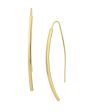 18kt Gold Plated Oval Ear Hook Earring for women on Sale