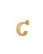 18kt Gold Plated Half Hoop Earring Online Sale