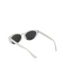 White Toned With Uv Protected Lens Cateye Sunglass For Women Online Hot Sale